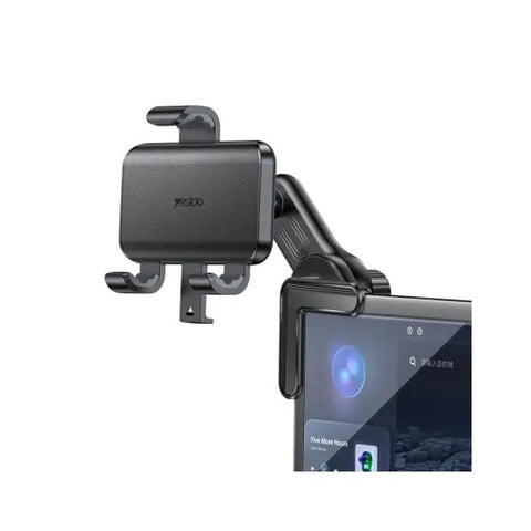 Nopatia Phone Holder for Car, Secure Mount on Floating Screen, 360° Rotation, 5.8-8.8cm Adjustable Arm, 2.7cm Thickness Support, Flexible Adjustment, Universal Compatibility