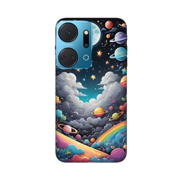 New design number 10082 Silicone Printed mobile case compatible with Honor X7a