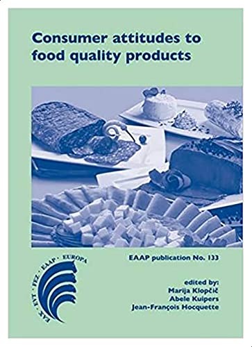 Various Consumer attitudes to food quality products By Marija Klopcic, Abele Kuipers, Jean-François Hocquette , Paperback