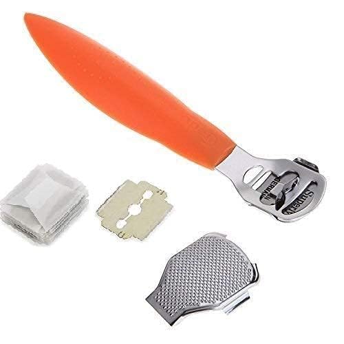 AISHU CORN CUTTER Callus remover for feet, Corn Shaver, Hard Skin Remover Handle 5 Blades
