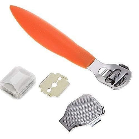 AISHU CORN CUTTER Callus remover for feet, Corn Shaver, Hard Skin Remover Handle 5 Blades