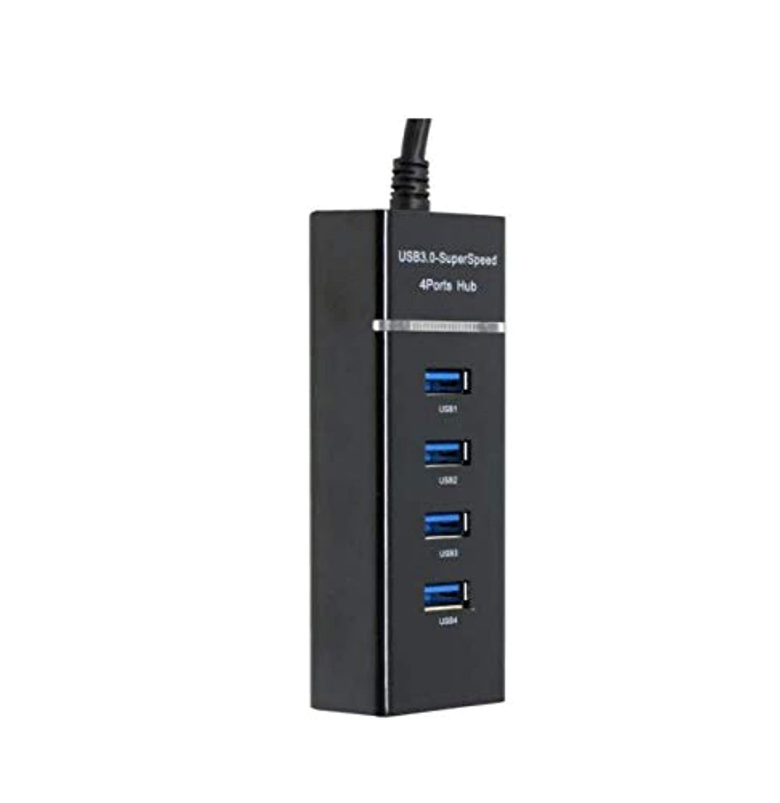 USB Practical Simple Super Speed 3.0 Hub (4 Ports, Black, 303)