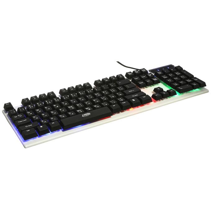 Ad100 USB Gaming Keyboard with Multi Color Backlight