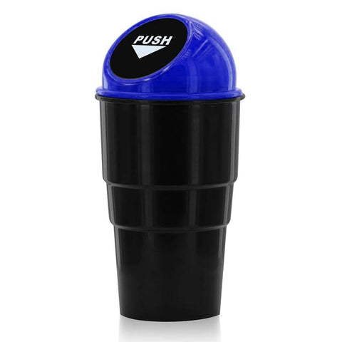 Car Trash Can with Lid Multifunctional Garbage Organizer Foldable Trash Can Small Hanging Leak-proof Can for Cars, Homes, Offices (1 Piece, Blue, Code:2000) - KaberMisr 2020