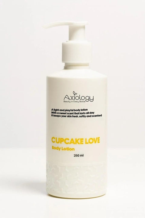 Axiology Cupcake Love Body Lotion, Light and Playful Formula, Bottle, 250 ml