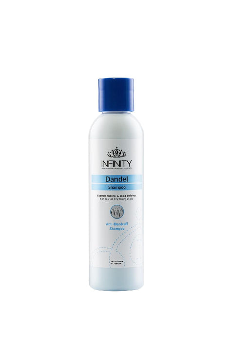 Infinity Clinic Pharma Dandel Anti-Dandruff Shampoo with Zinc Pyrithione, Selenium Sulphide, Tea Tree Oil, Argan Oil for Hair Loss Prevention and Scalp Care 250 ml