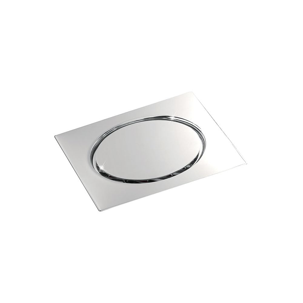 Generic Miro Click PS200 Floor Drain Cover, 20 cm x 20 cm Size, Silver