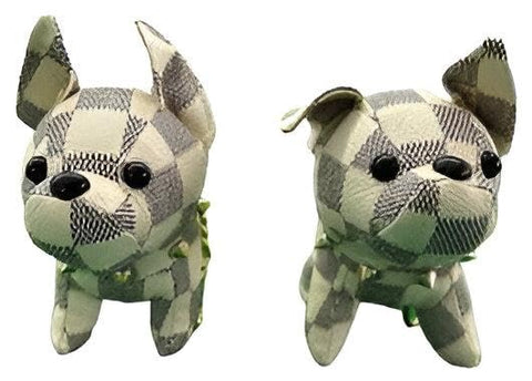 Keychain - Dog Made of Beautiful Faux Leather French Bulldog PU Leather Creative Cute Animal Keyring Family Friend Partner Gift