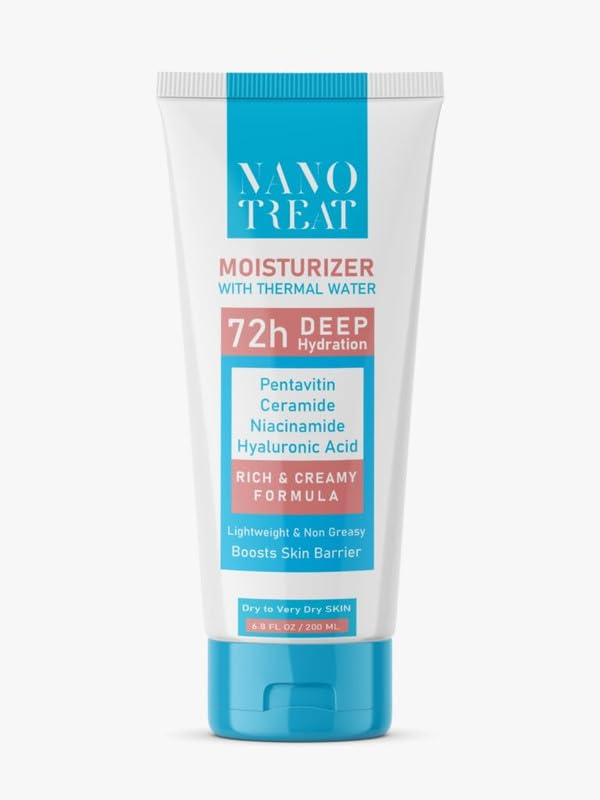 72H Deep Hydration Moisturizer with Thermal Water for Dry Skin, 200ml