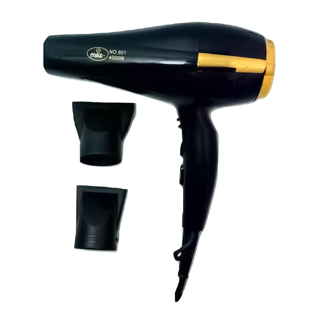 Max Hair Dryer pro801 - 4000 W Black
