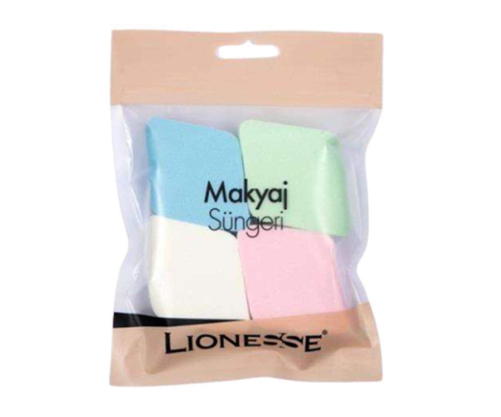 Lama 63110 Makeup Sponges, 4 Pieces - Multi Color