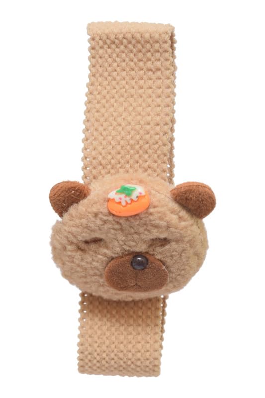 Daphne Headband With Teady Pear Design For Girls - Biege