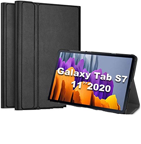 CoKo Folio Flip Case for Samsung Tab S7 T870 Premium PU Leather Stand Cover for Tab S7 11 Inch Tablet