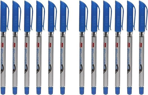Roto Liquid Ballpoint Pen, Writing Speed 0.7 mm Line Thickness Pack of 12 Pens - Blue