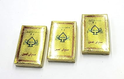 Next Store 3 Standard Deck Box Set, Premium Gold Design, Perfect for Card Games and Family Gatherings, Premium Quality and Performance.