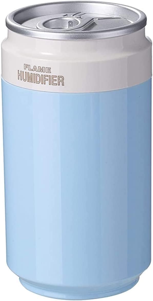 Mini Portable Drink Can Humidifier – Silent USB Humidifier for Desktop, Car, Office, Home, Bedroom – Personal Cool Mist Diffuser – 260ml Capacity – Perfect for Travel (Multicolor)