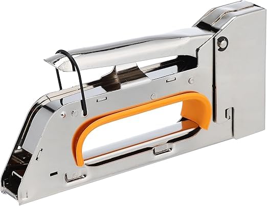 Multipurpose Hand Stapler – Powerful Staple Gun for Upholstery, Wood, Leather – Durable Metal Construction with Ergonomic Handle