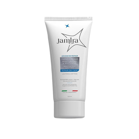Jamira Advanced Repair Hand Cream, Fast-Absorbing Unscented Moisturiser with Aloe Vera, Chamomile, Panthenol & Kojic Acid, 100 ml