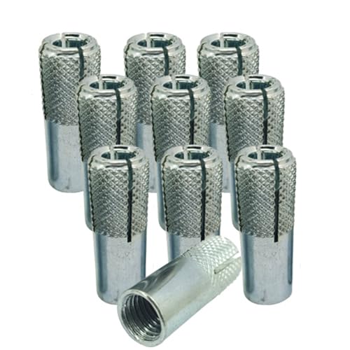 Fisher Akmon D Galvanized Stainless Steel Rivet Clips - 6mm - 10 Pieces - By Rana Store