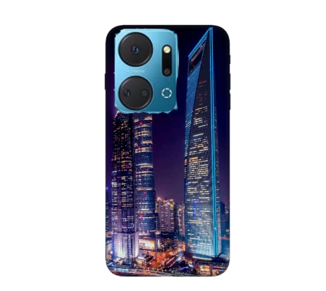 New design number 10089 Silicone Printed mobile case compatible with Honor X7a