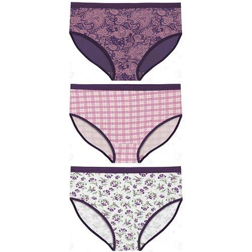 Milk underwear Pantie - Pack of 3 Brief Panties - Printed - For Women