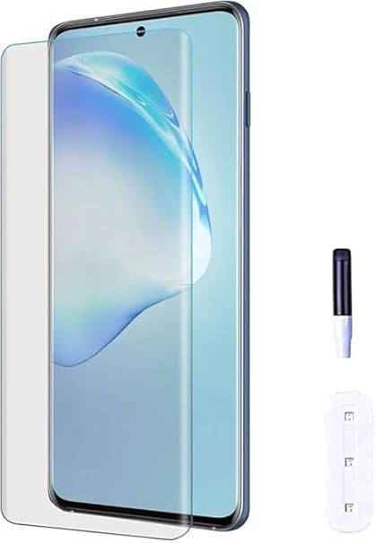 LOCA Glass Screen Protector, Full Transparent Liquid Adhesive with UV Lamp Installation Compatible with Samsung S10 PLUS Smartphone