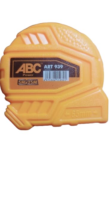 MySouqEg Store Very High quality Measuring Tape, 5 m x 25 mm Size ART 939-204 Gram <65mm>