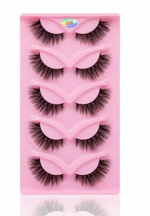 Half Lashes Cateye Pairs/Half Natural Look/Corner Lashes- SHAPE- (05)