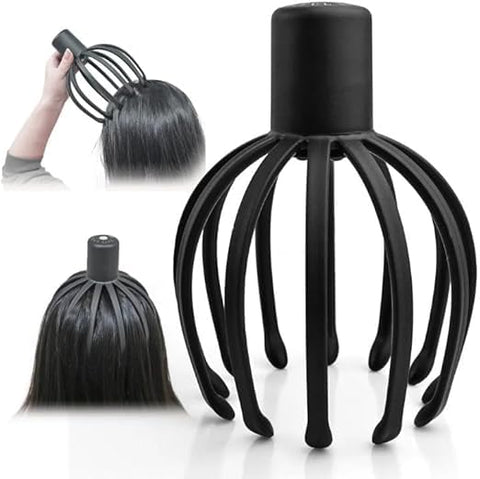 Head Scalp Massager, electric, head massager machine, hair massager electric, 3D Massage Arms, 12 Claw Design, 3 Vibration Modes, Painless & Flexible Scalp Relief