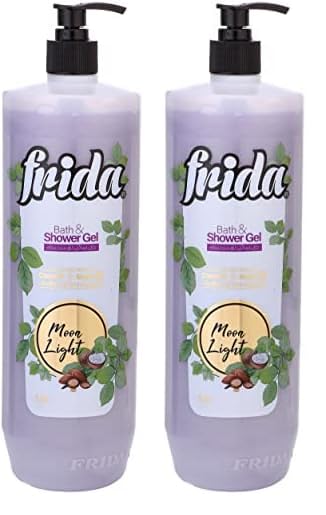 Frida Moon Light Bath and Shower Gel - 1.2 Liters (Pack of 2)