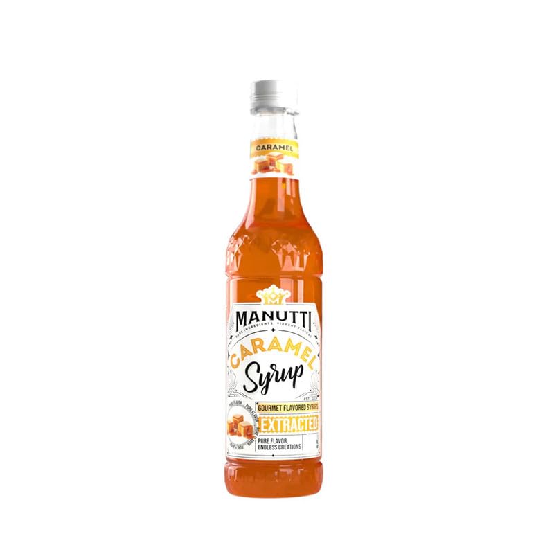 Manutti Syrup Flavor Caramel - 350 ml - Orange