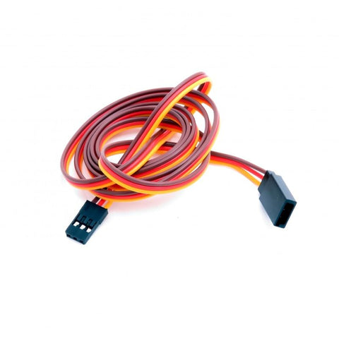 (2Pcs) 100cm Servo Extension Cable with 3-Pin Connectors for Robotics, RC Vehicles, and DIY Electronics | Servo Extension Cable 100cm nExtend reach connections high-quality | Durable