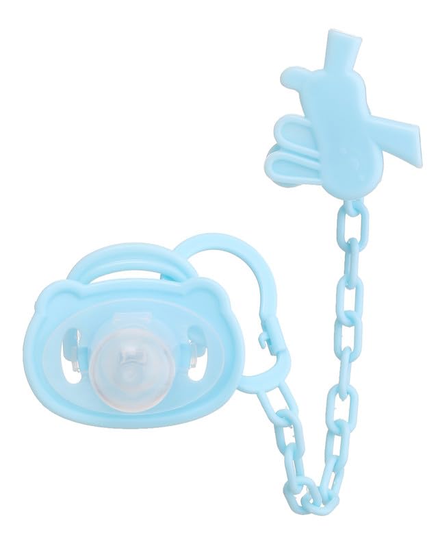 Lucky Baby L-568 Silicone Baby Playing Mouth With Chain For Kids Blue