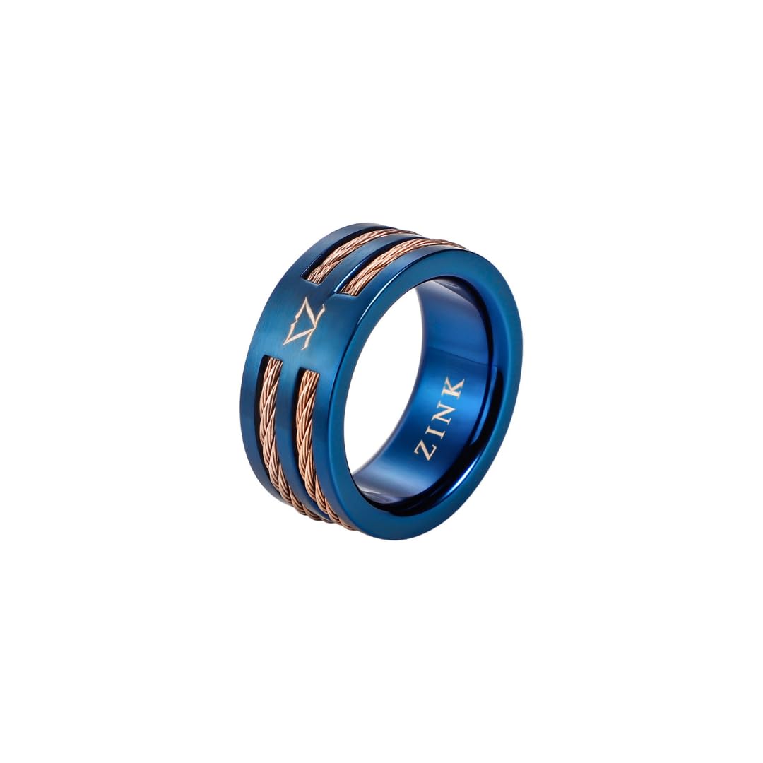ZINK Men's Stainless Steel Ring | ZJRG040BL