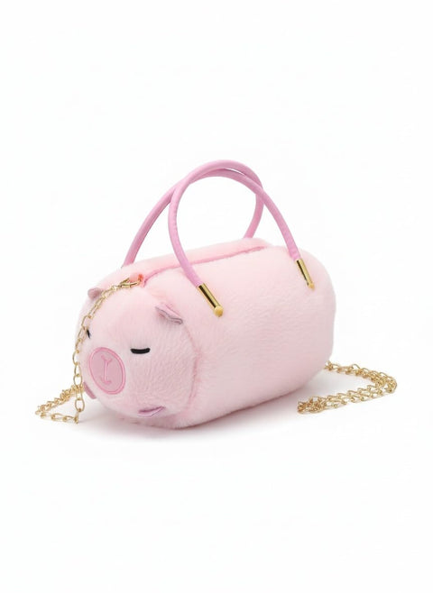 Simple and Stylish Animal Shaped Plush Shoulder Bag, Women's Crossbody Bag, Perfect Gift for Birthdays, Fits All Ages, 20Wx15H