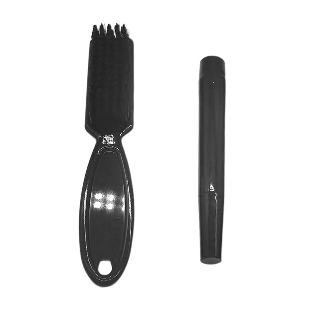 Mustache Shape Pencil 2pcs Beard Pen Beard Pen Suit Cosmetology Kit Men's Suits Barber Blade Cleaning Brush Male Mustache Brush Pen Salon Brush Tool Beard Brush Mold