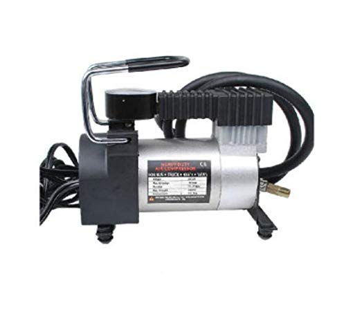Portable Mini air Compressor Pump 12V Electric Car Tire Inflator with Pressure Gauge_ with one years guarantee of satisfaction and quality