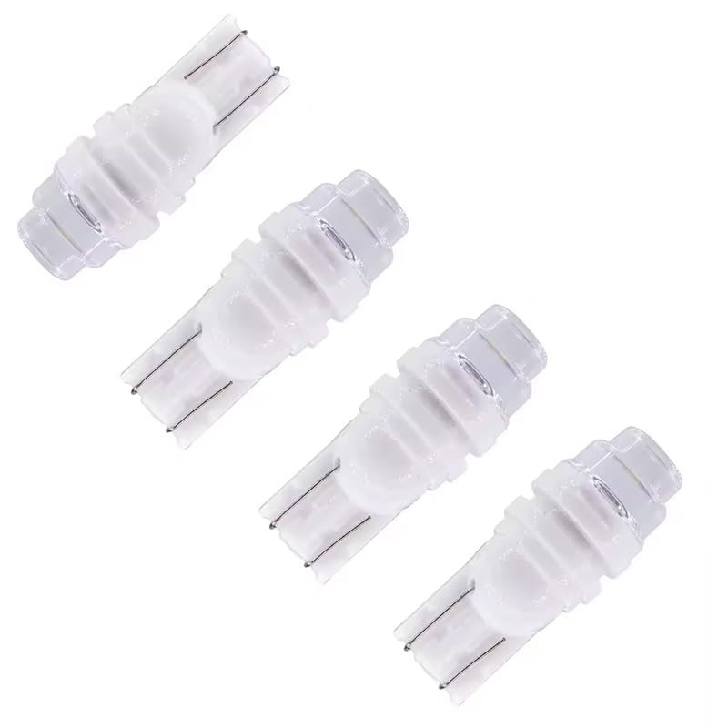 2020 KaberMisr 2020 T10 LED Car Interior Lights, Super Bright Upgraded Car Dome Map Door License Plate Dashboard Light Chip (SMD 2835 White, 4 Pack)