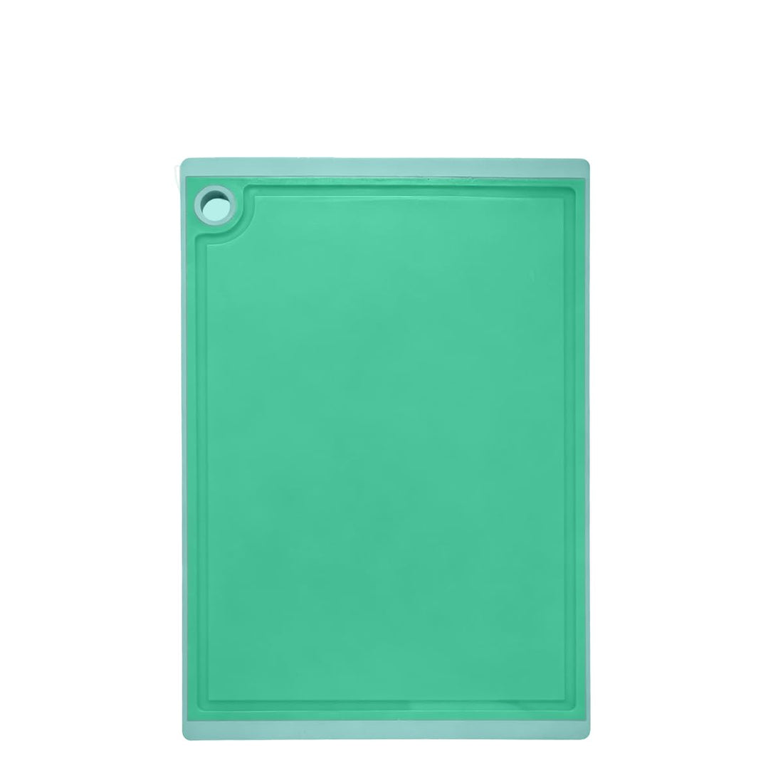 Cutting Board - Double Sided Chopping Board, Non-slip, Kitchen Knife Friendly, BPA Free, Easy to Clean for Meat, Vegetables, Fruits and Cheese, Dishwasher Safe (Green, M)