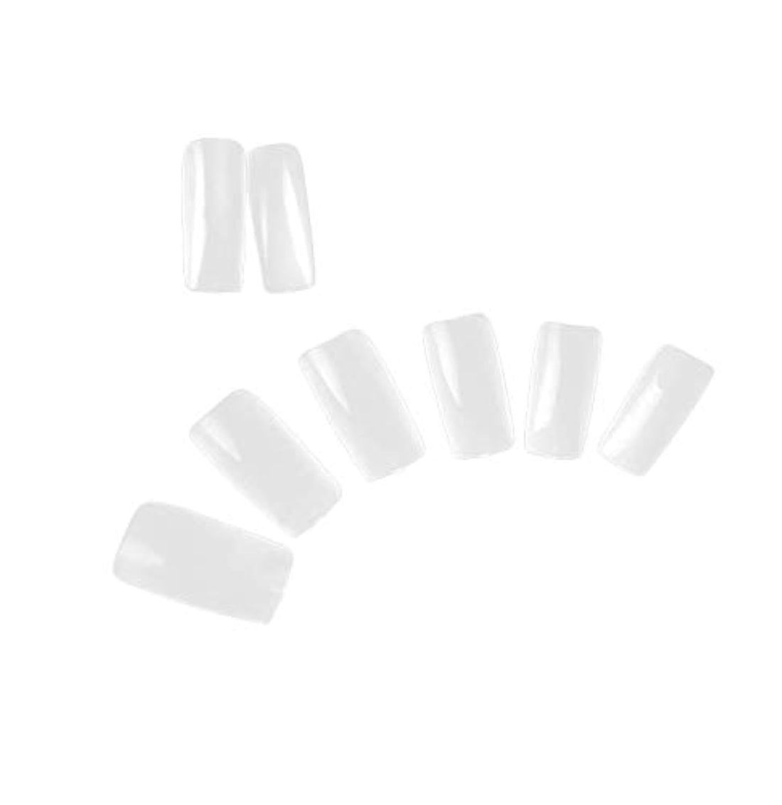 Nail Supplies Beauty Accseeories 500 Pcs French Style Manicure Solid color Transparent False Fake Nail Art Finger Tips