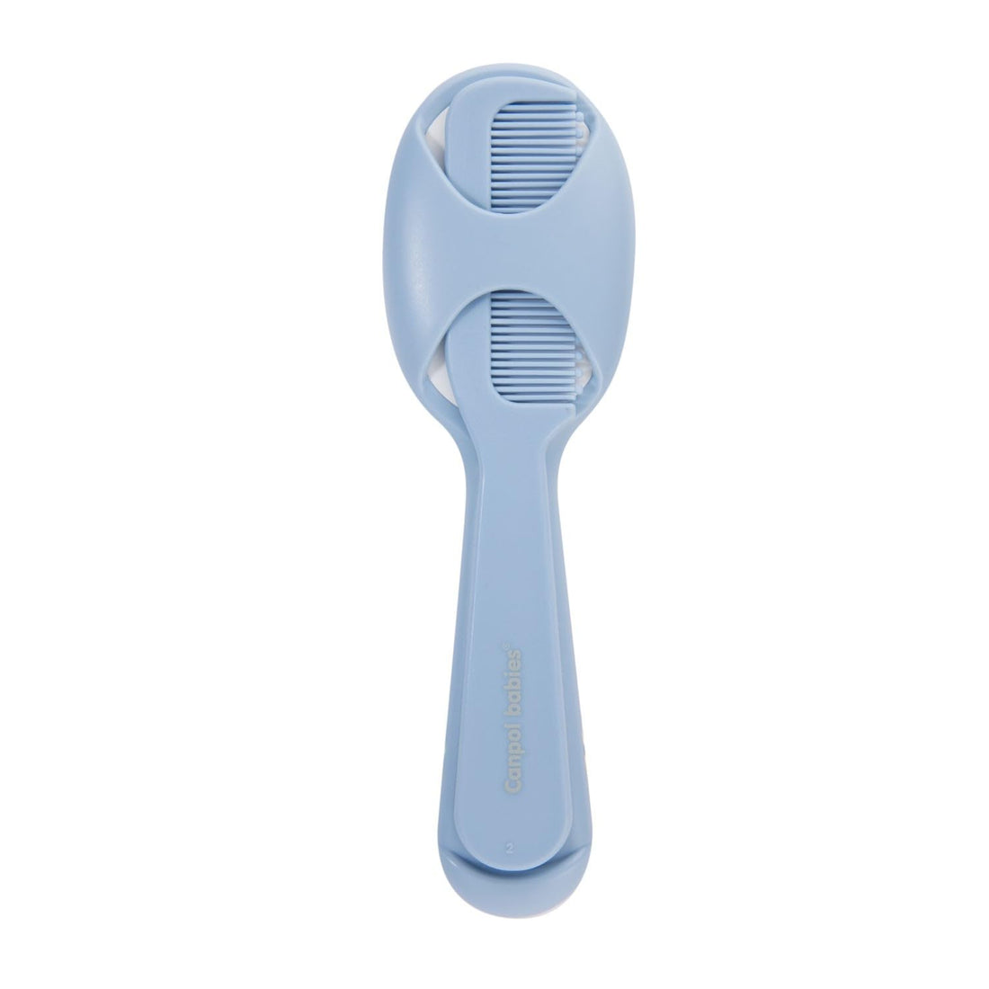 Kanbull Baby Brush Comb | Set mit Bürste und Kamm für Kinder, Blau