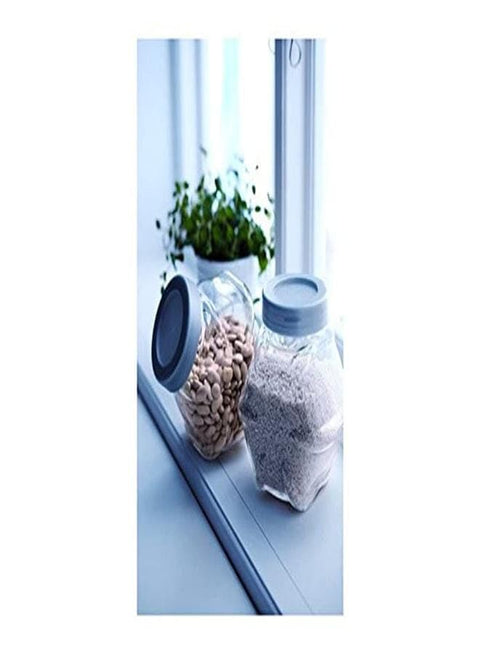 A Jar With A Lid Glass -Clear