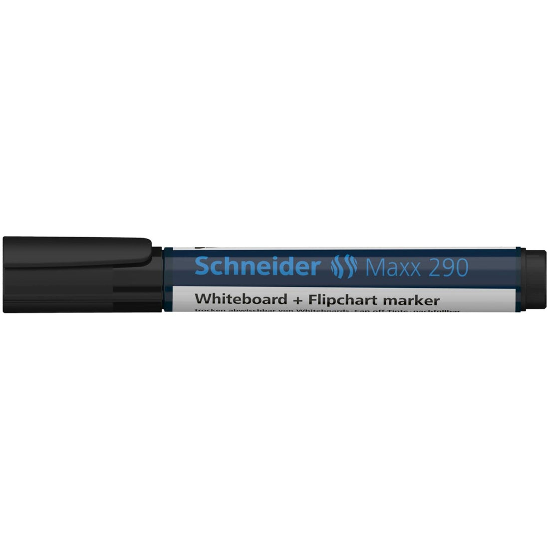 Schneider maxx 290 bullet tip whiteboard marker, black