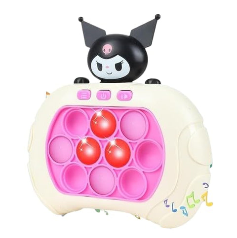 Next Store Electronic Push Bubble Fidget Toy Speed Pop It for Kids and Adults (Pink Kuromi)
