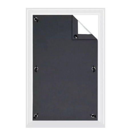 Black Out Window Curtain With Thermal Insulated Layer 95x120cm 100% Light Blocking With Hooks Multi Color