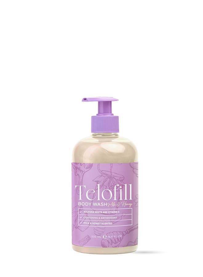Telofill Milk & Honey Body Wash 500ML
