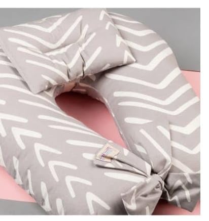 Moro Baby Nursing Pillow with Washable Cotton Cover Multicolor and Graphics