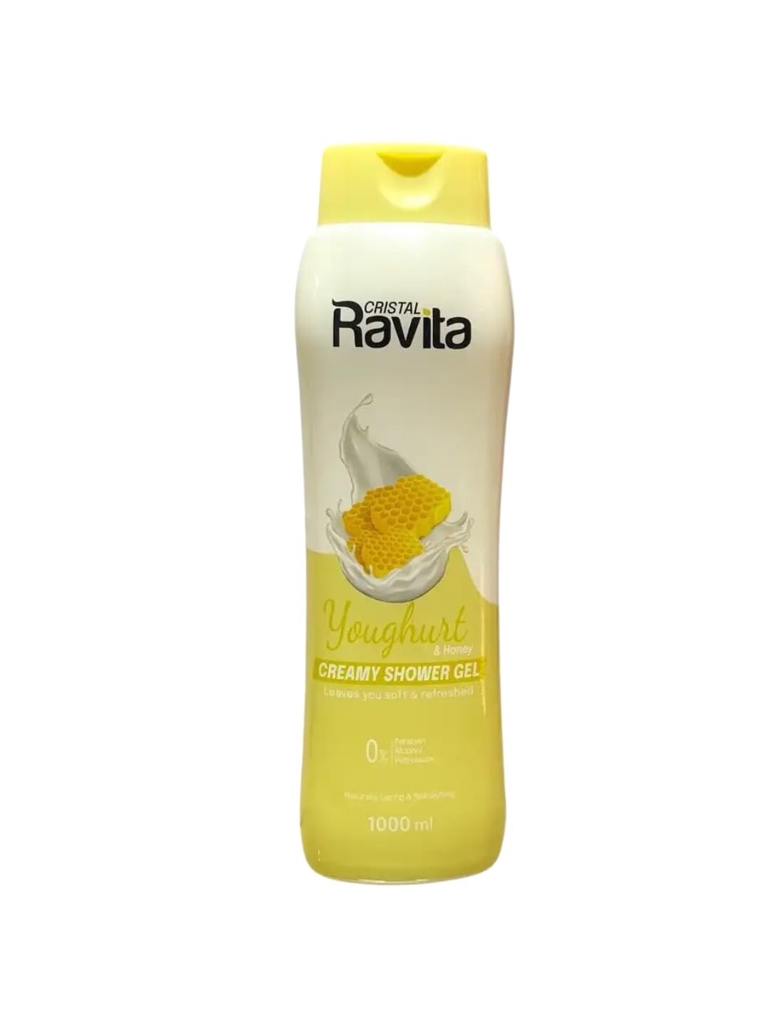 Cristal Ravita Creamy Shower Gel Youghurt & Honey 1000Ml