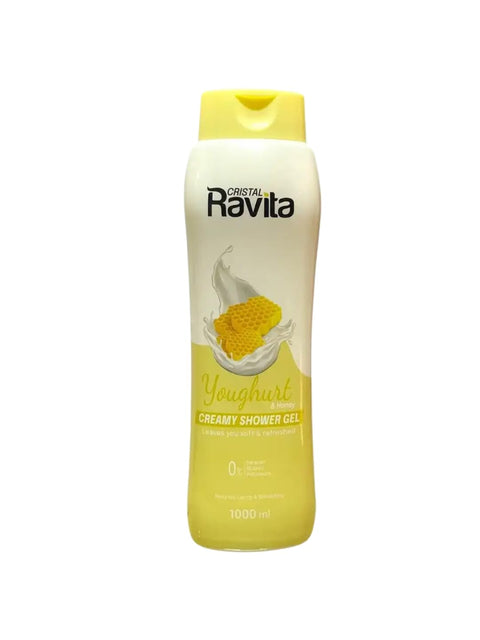 Cristal Ravita Creamy Shower Gel Youghurt & Honey 1000Ml