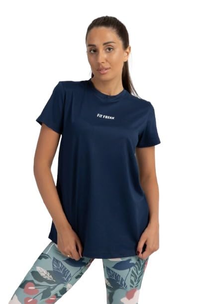 Running Half Sleeve Top In Dark Blue